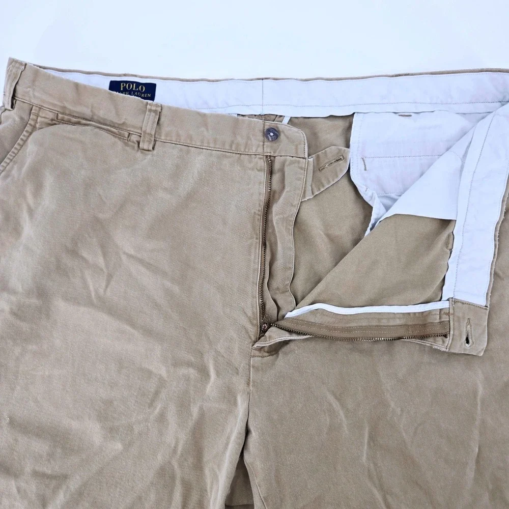 Polo Ralph Lauren Khaki Chino Shorts Tan Big‎ & Tall Size 44T / 44L